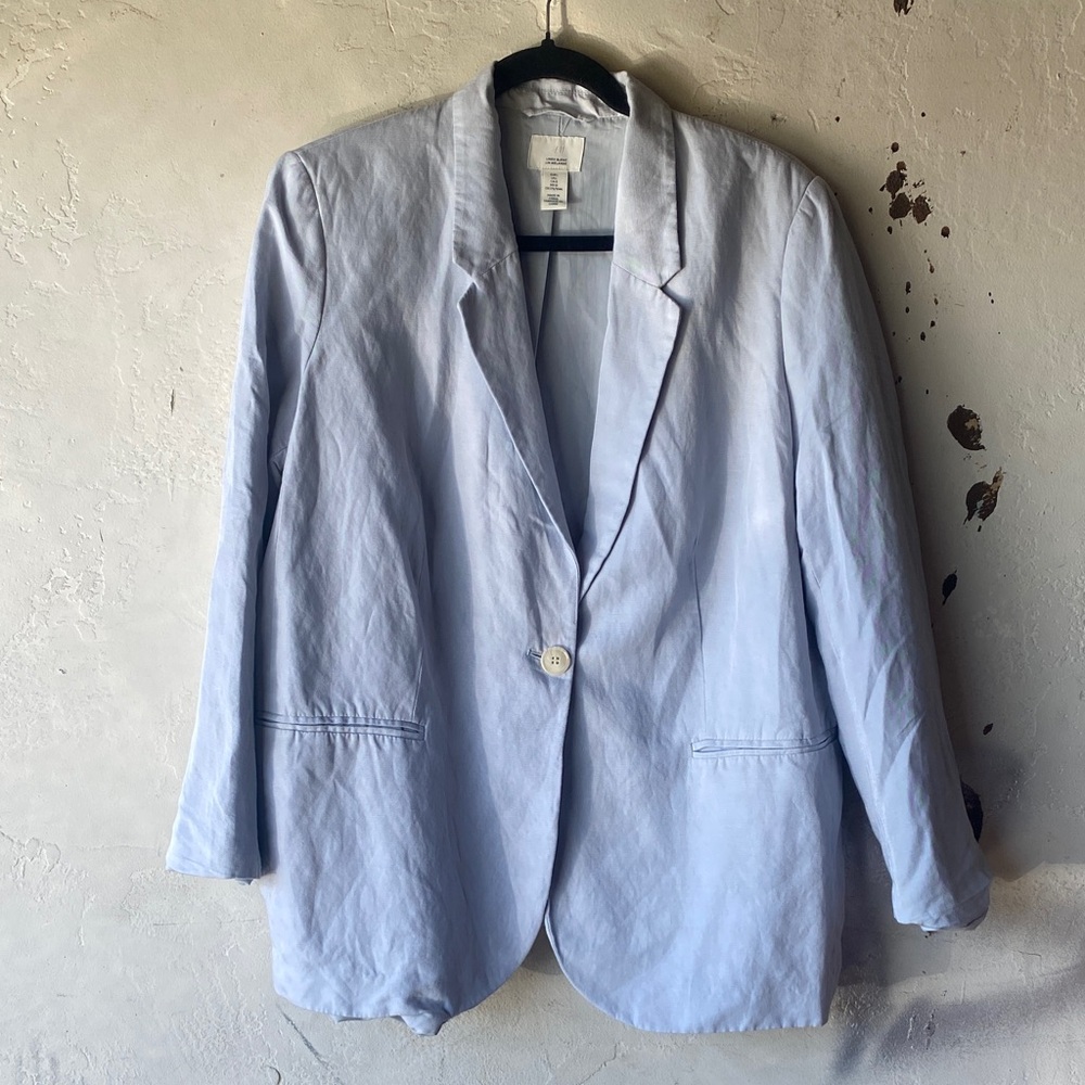 H&M Light Blue Blazer